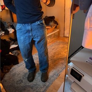 Wrangler Relaxed Fit Blue Jeans